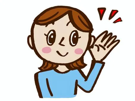 笑顔で手を振る女性のイラスト|あいさつ・自己紹介・ブログやSNSプロフィール用に使える親しみやすいイメージ素材